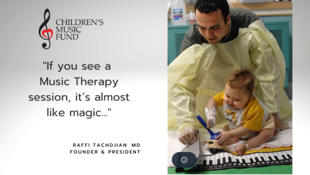 Raffi Tachdjian, Comments on Music Therapy